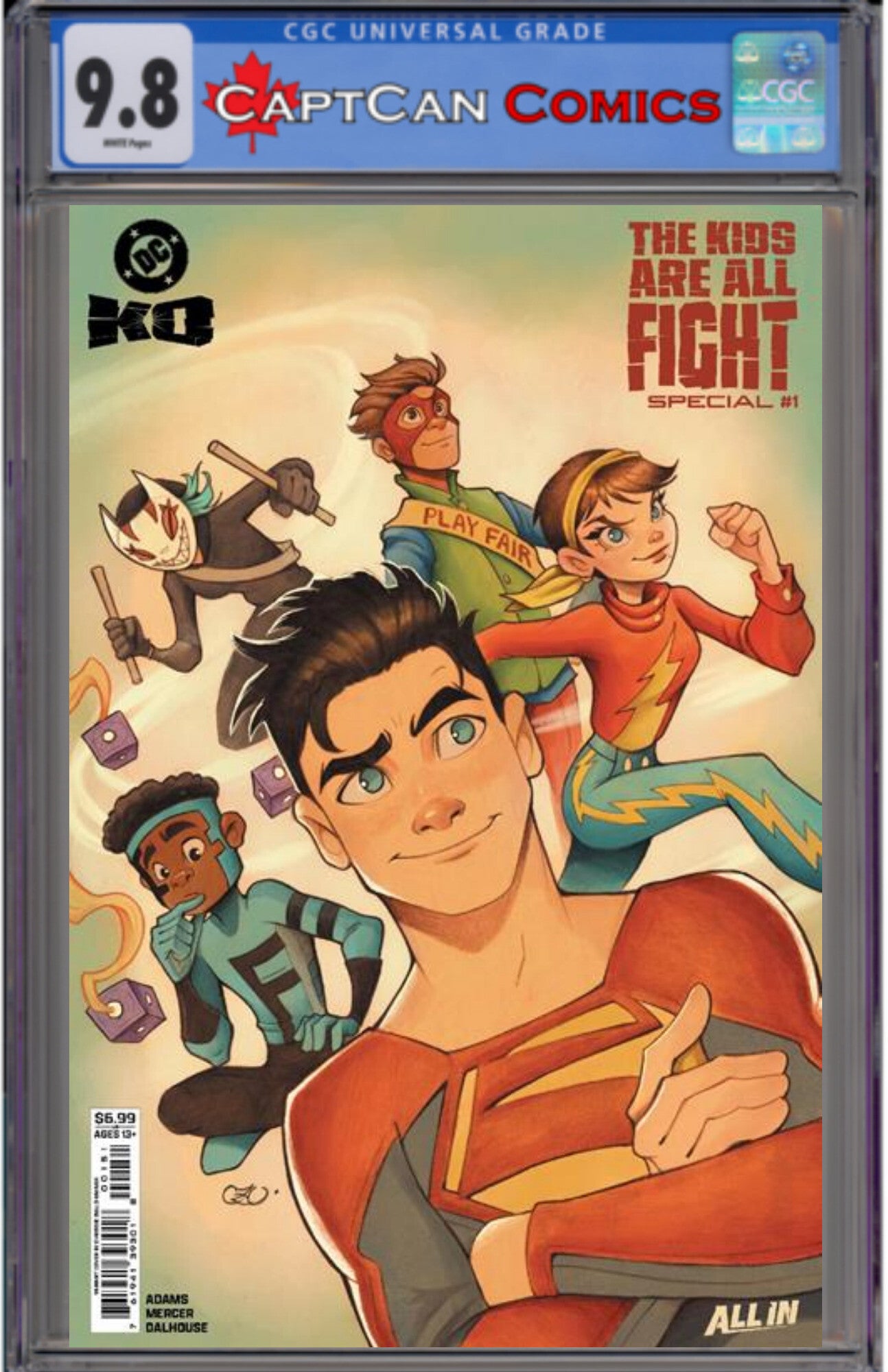 DC K.O. THE KIDS ARE ALL FIGHT SPECIAL #1 (ONE SHOT) CVR B CHRISSIE ZULLO-UMINGA CARD STOCK VAR