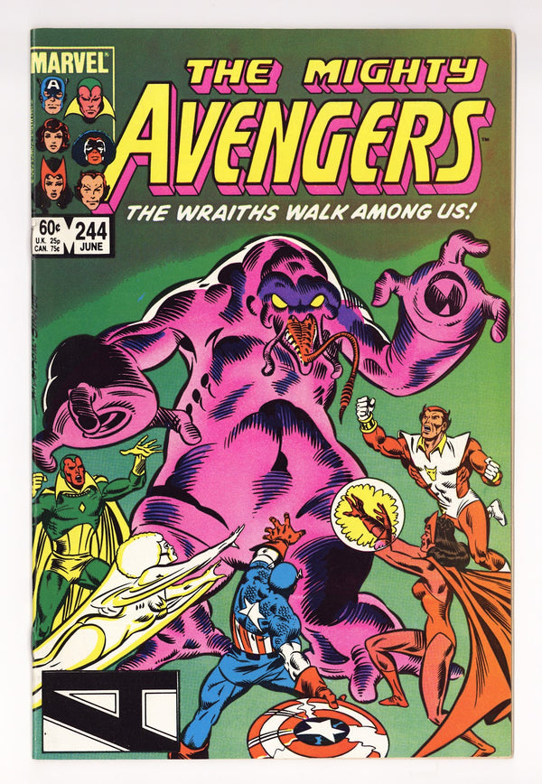 The Avengers Vol 1 244 High Grade (1984)