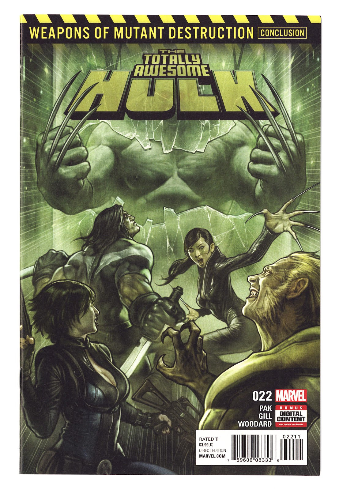 Totally Awesome Hulk 22 NM- (9.2) (2017) 