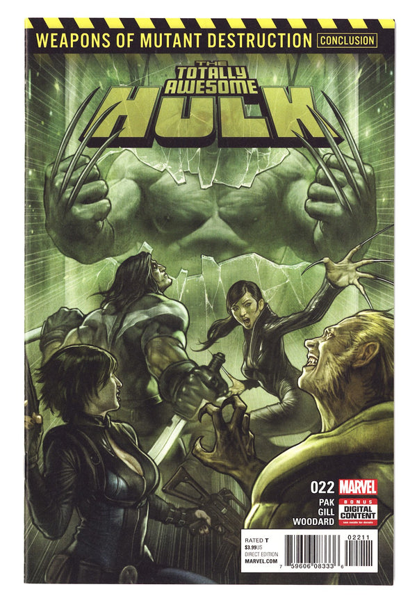 Totally Awesome Hulk 22 NM- (9.2) (2017)