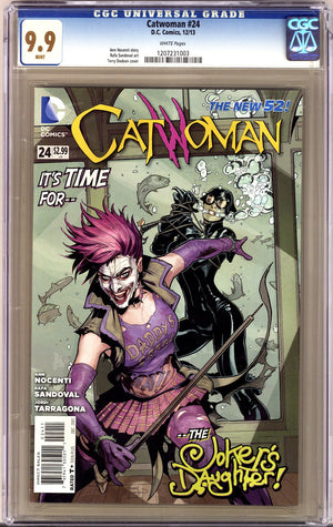 Catwoman Vol 4 24 CGC 9.9 (MINT) (2013)