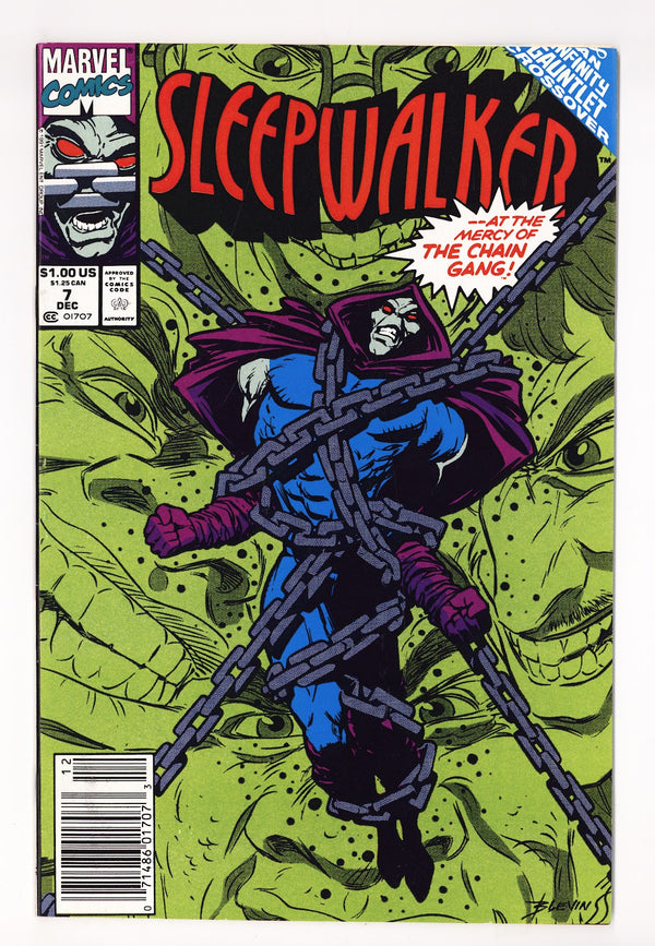 Sleepwalker 7 High Grade (1991) Newsstand