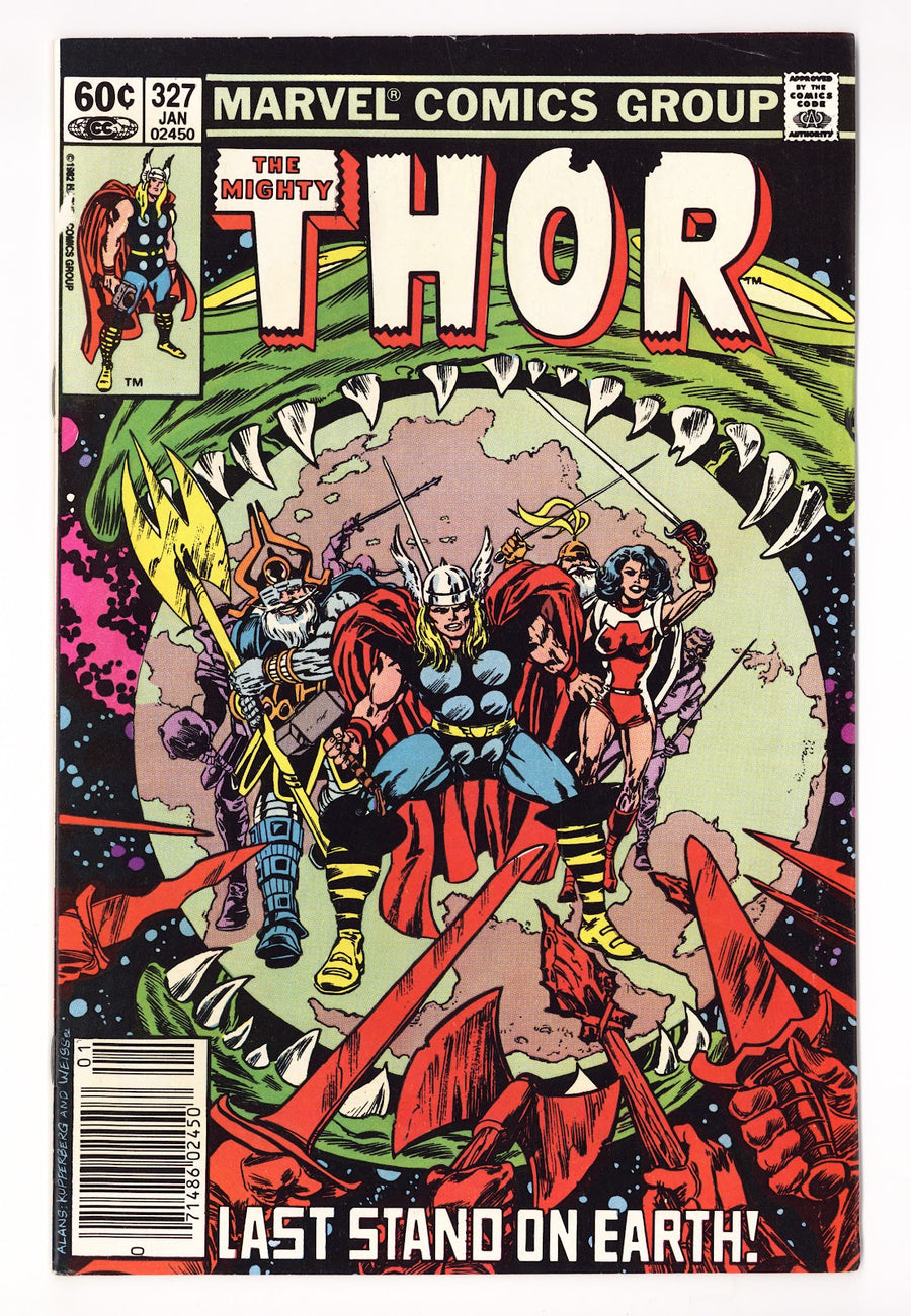 Thor Vol 1 327 Mid Grade (1983) Newsstand 