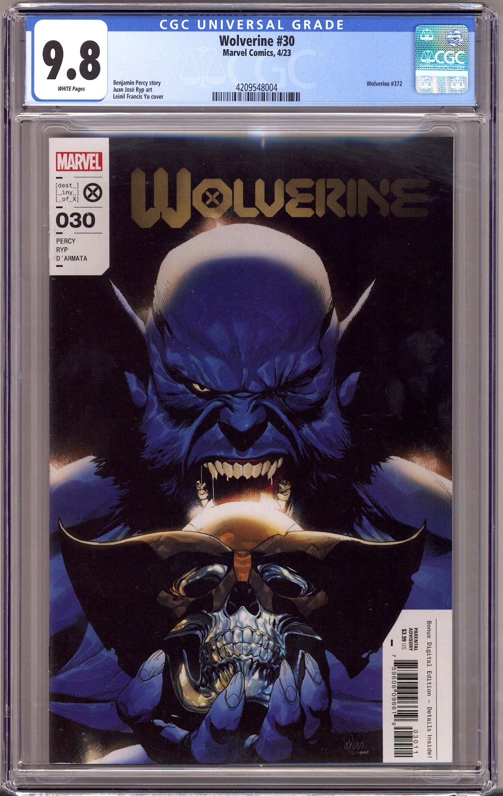 Wolverine Vol 7 30 CGC 9.8 (NM/M) (2023) 
