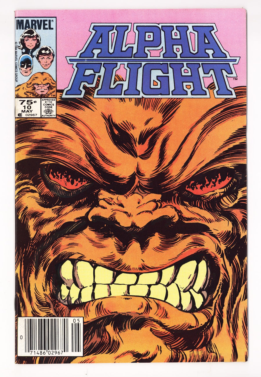 Alpha Flight Vol 1 10 VF (8.0) (1984) Canadian Price Variant 