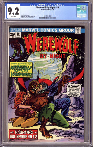 Werewolf by Night Vol 1 19 CGC 9.2 (NM-)   (1974)