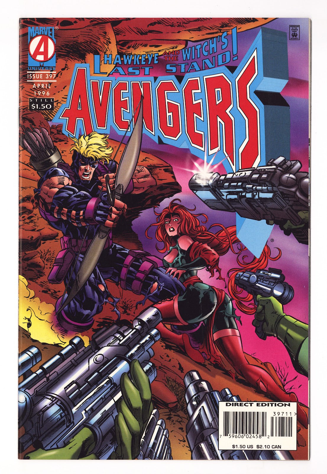 The Avengers Vol 1 397 High Grade (1996) 