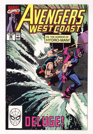 Avengers West Coast Vol 2 59  High Grade   (1990)