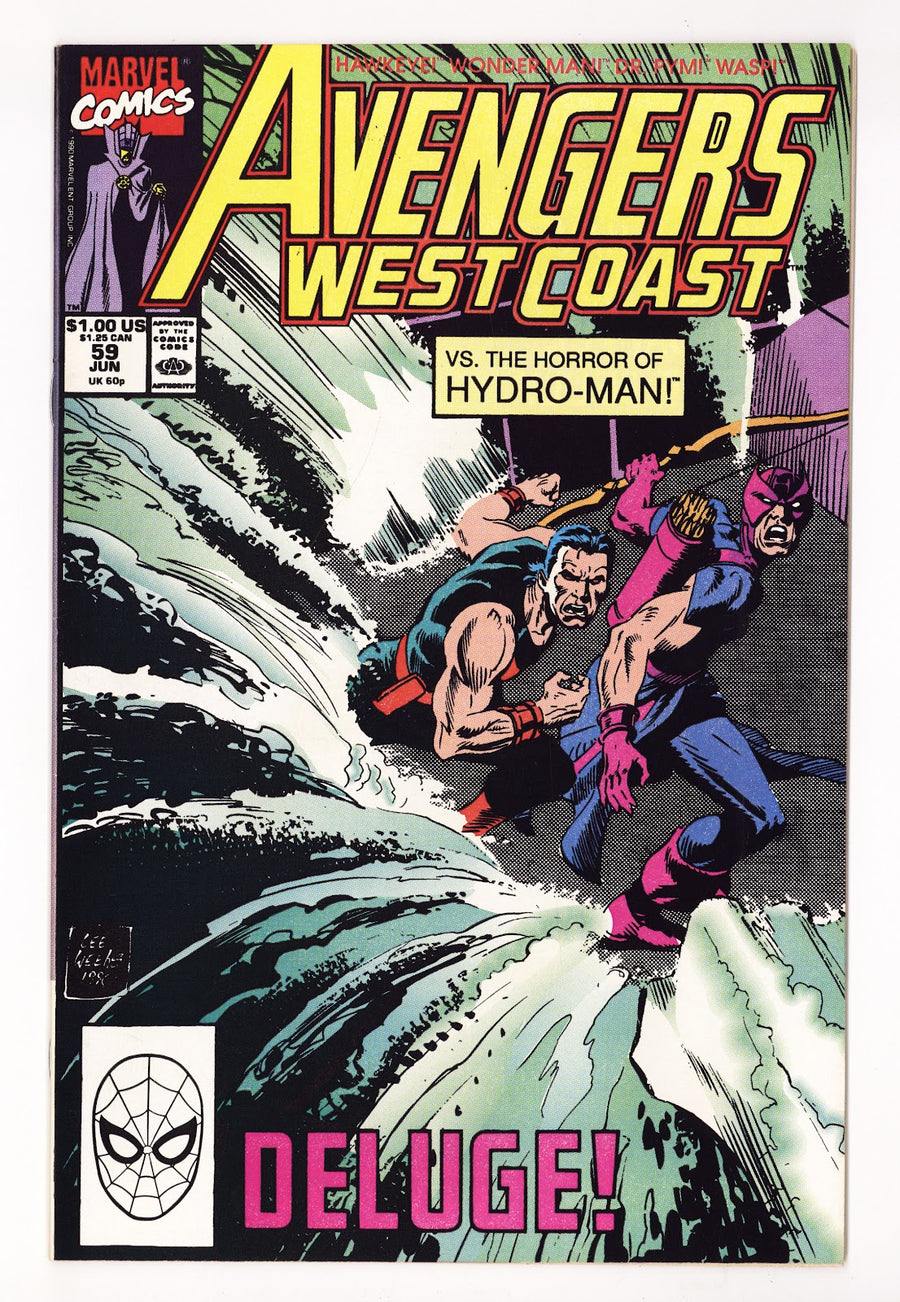 Avengers West Coast Vol 2 59  High Grade   (1990)     