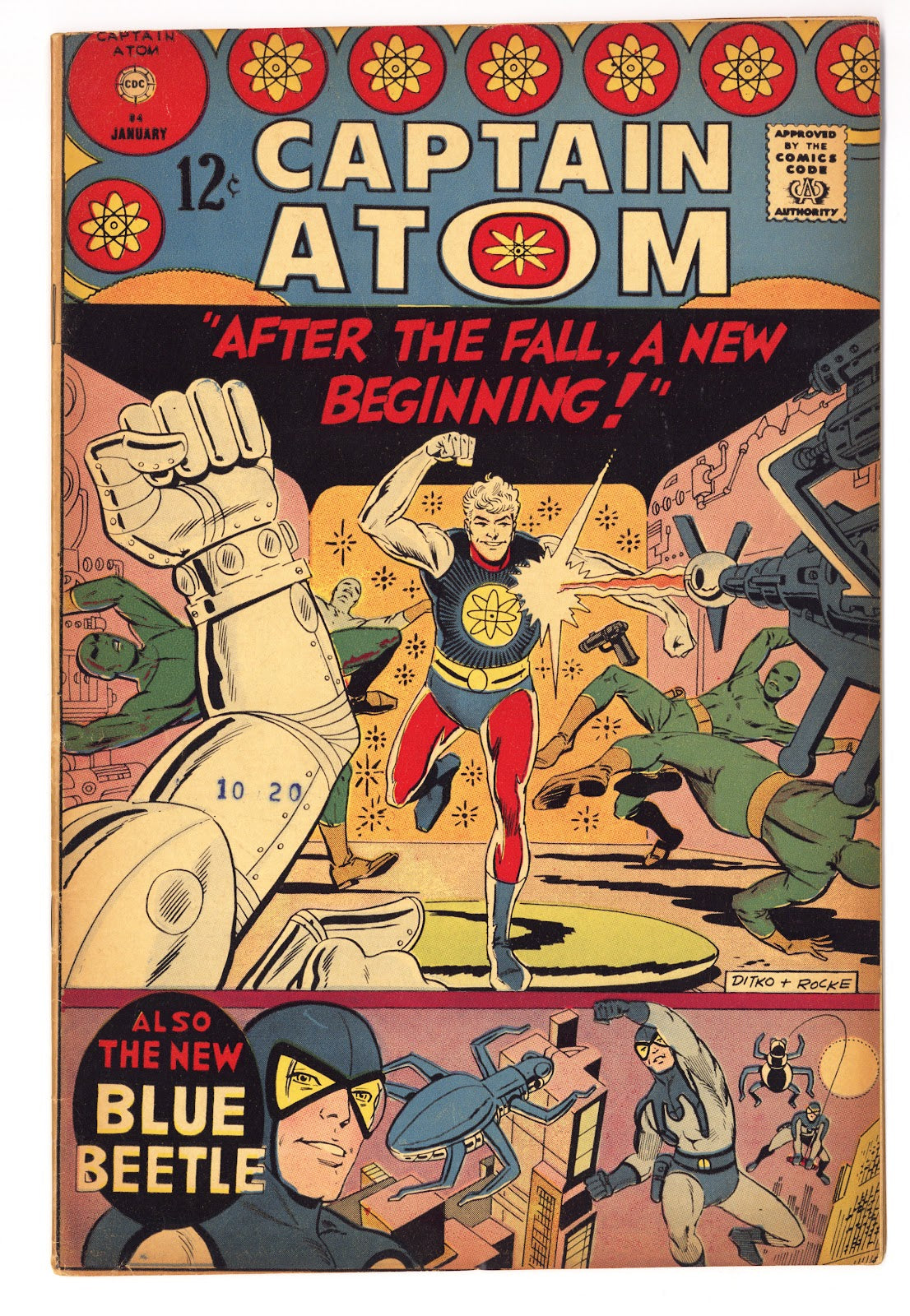 Captain Atom Vol 2 84  FN- (5.5)   (1967)     