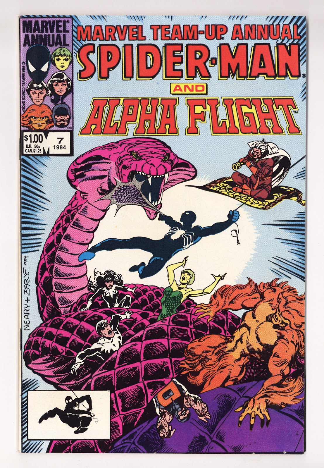 Marvel Team-Up Annual Vol 1 7  High Grade   (1984)     