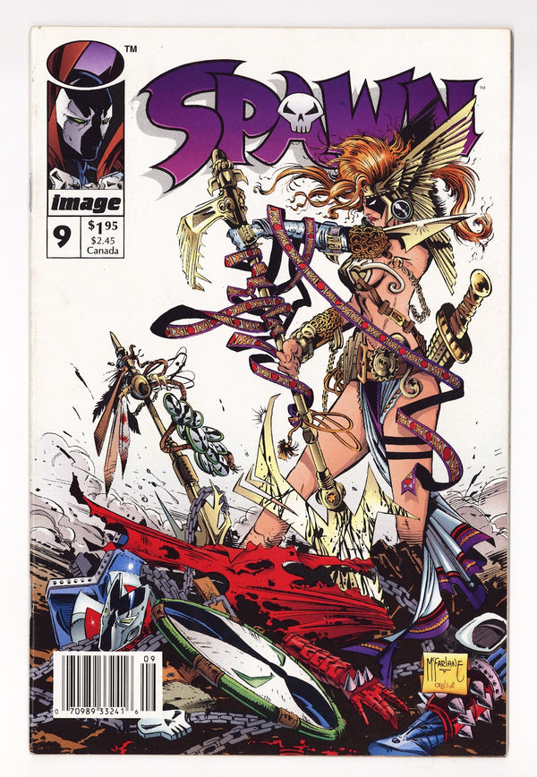 Spawn 9 FN- (5.5) (1993) Newsstand