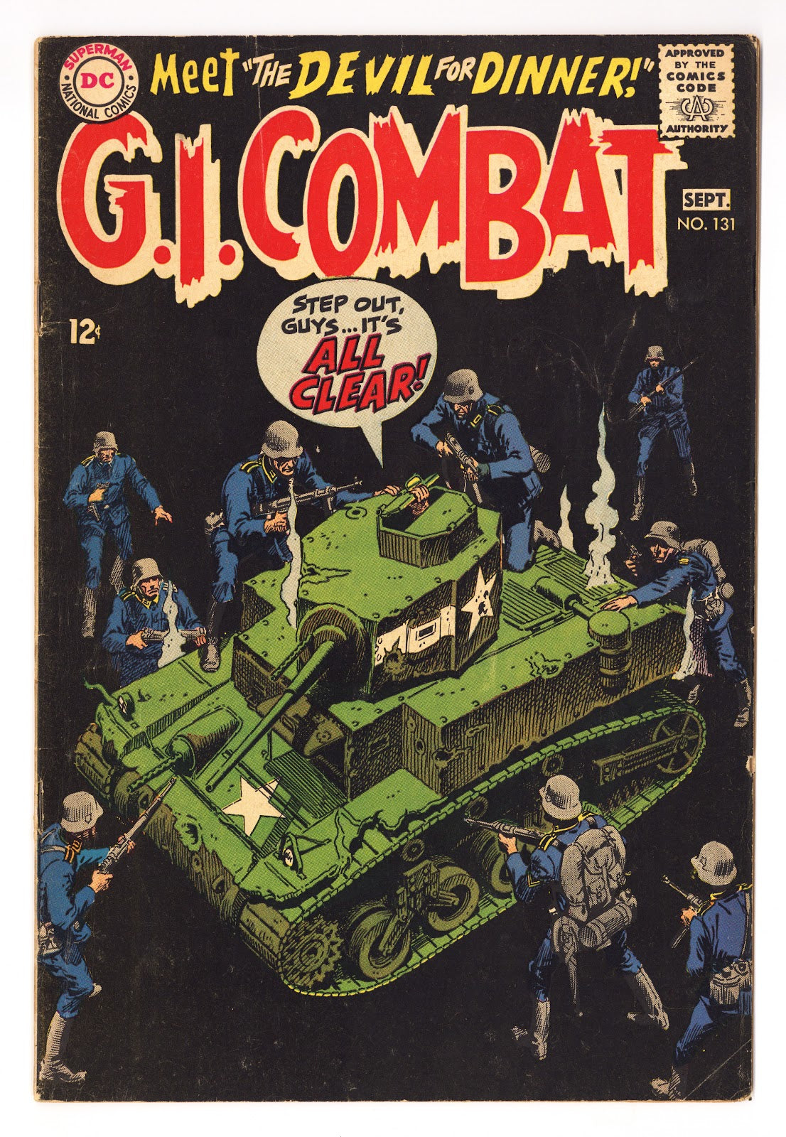 G.I. Combat Vol 1 131  VG+ (4.5)   (1968)     