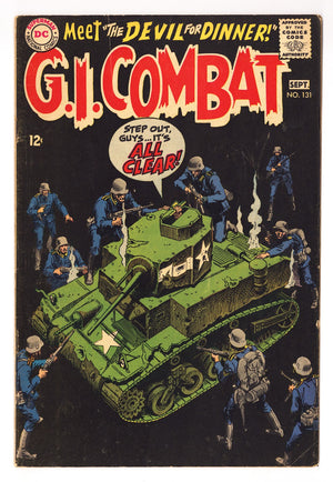 G.I. Combat Vol 1 131  VG+ (4.5)   (1968)