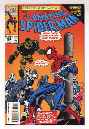 The Amazing Spider-Man Vol 1 384 High Grade (1993)