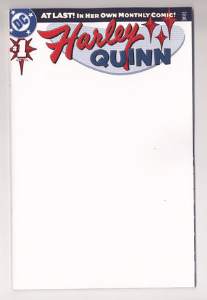 Harley Quinn Vol 1 #1 (2026) Blank Variant