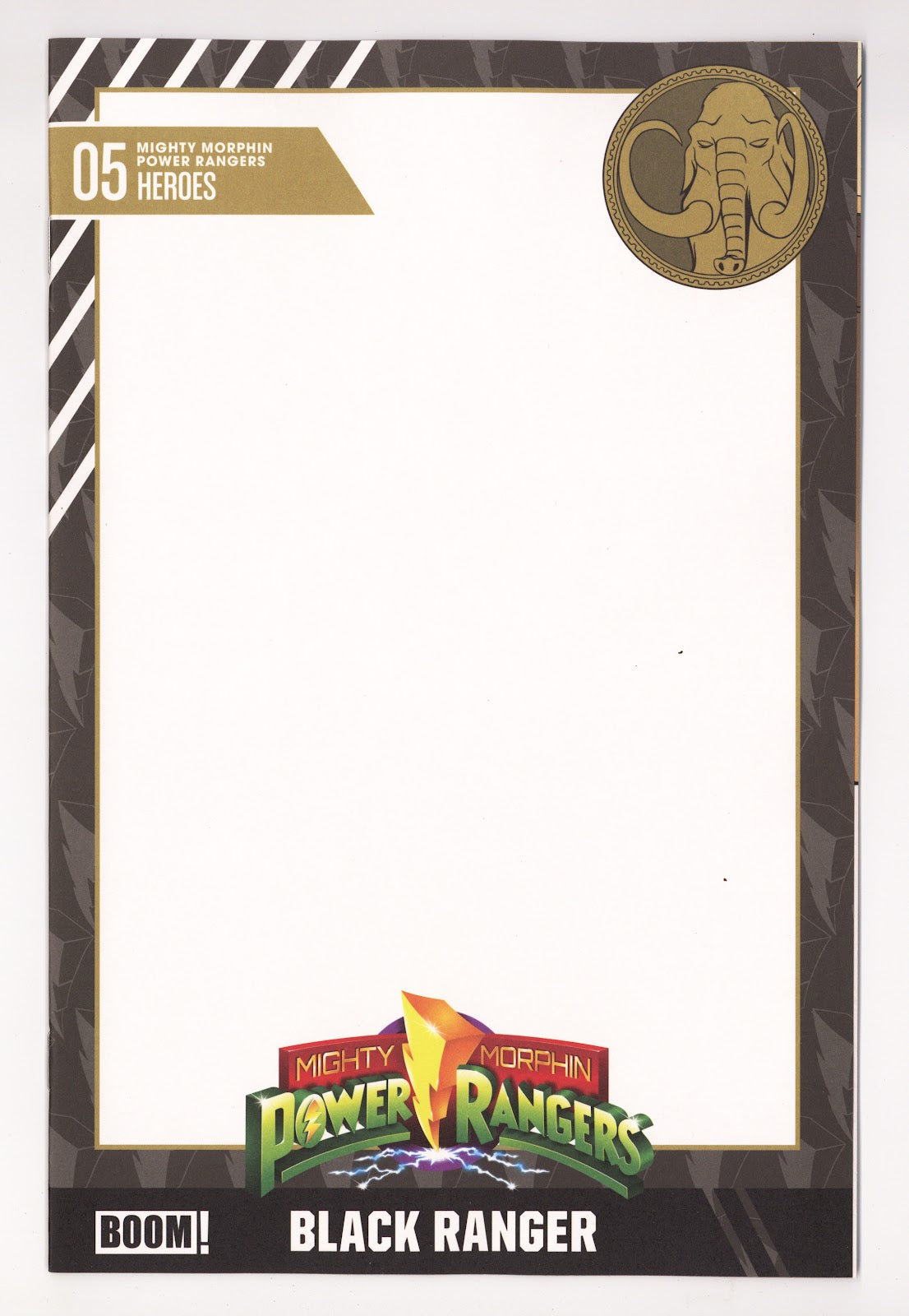 Mighty Morphin Power Rangers #5 (2026) Sketch Blank Variant