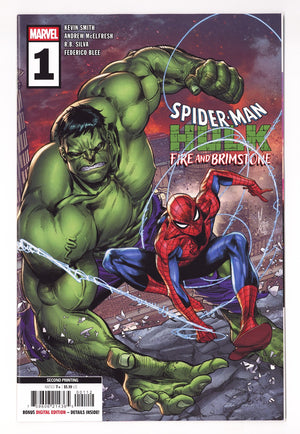 Spider-Man / Hulk: Fire and Brimstone #1 (2026) Checchetto Variant