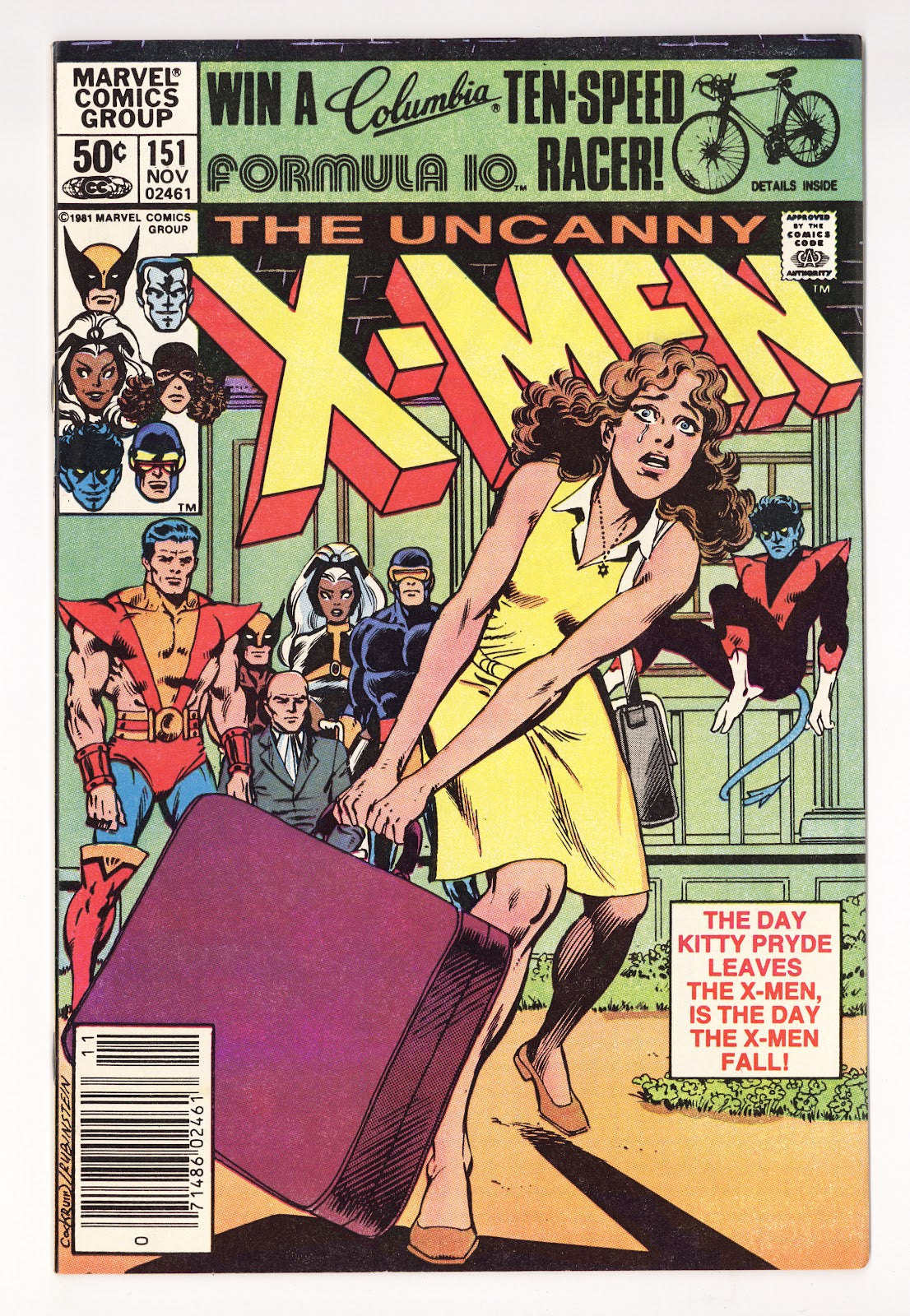 The Uncanny X-Men Vol 1 151  VF (8.0)   (1981)   Newsstand