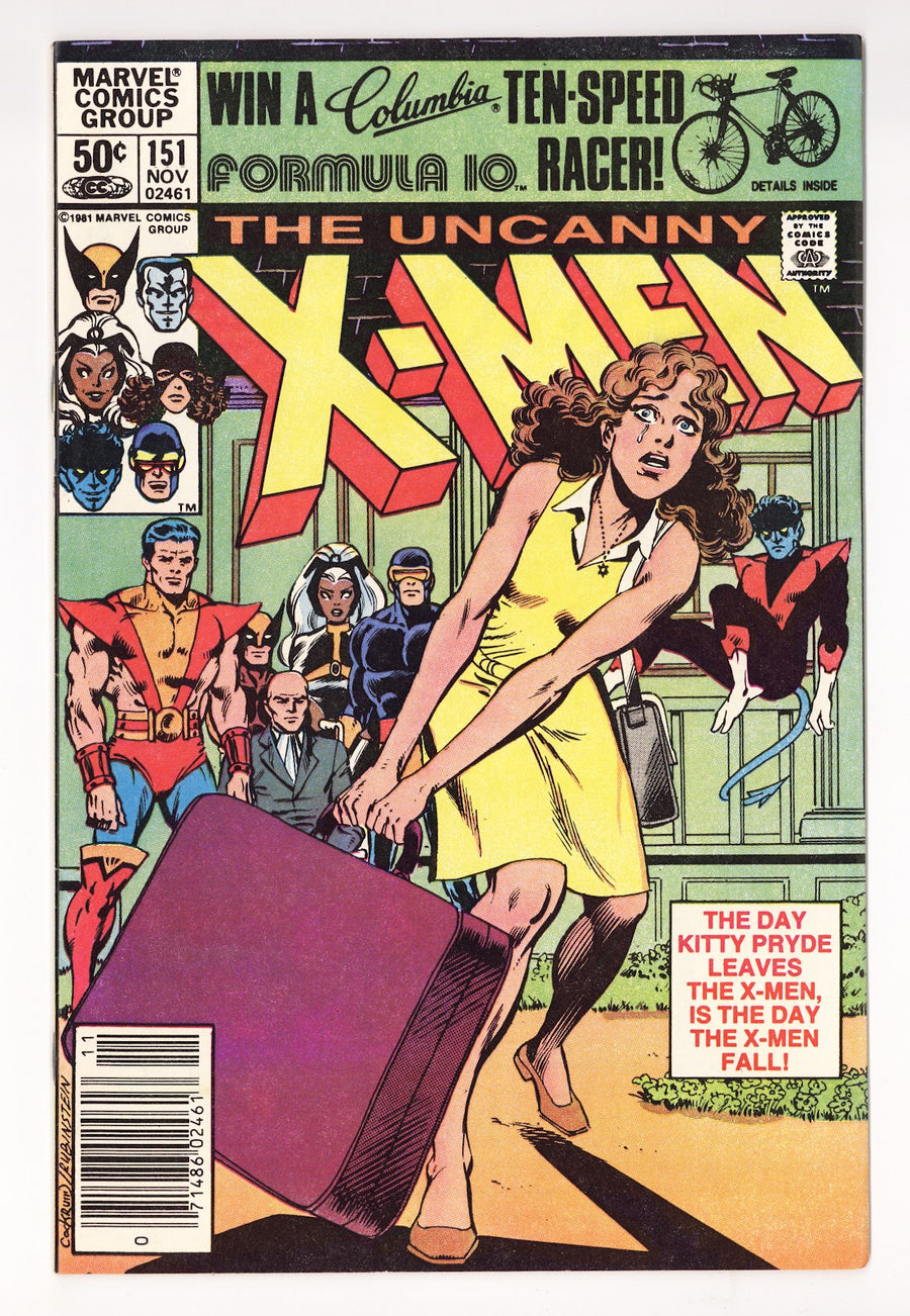 The Uncanny X-Men Vol 1 151  VF (8.0)   (1981)   Newsstand