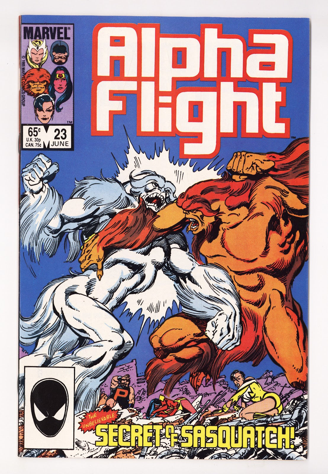 Alpha Flight Vol 1 23 High Grade (1985) Direct 