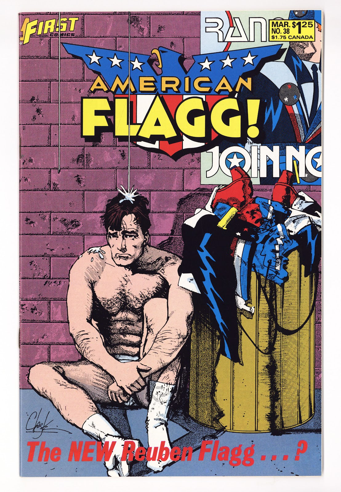 American Flagg! Vol 1 38 Mid Grade (1987) 
