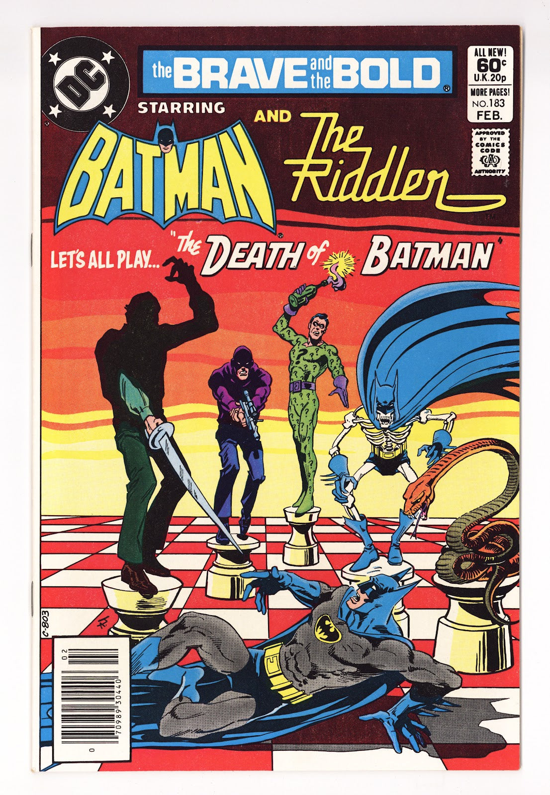 The Brave and the Bold Vol 1 183 High Grade (1982) Newsstand 