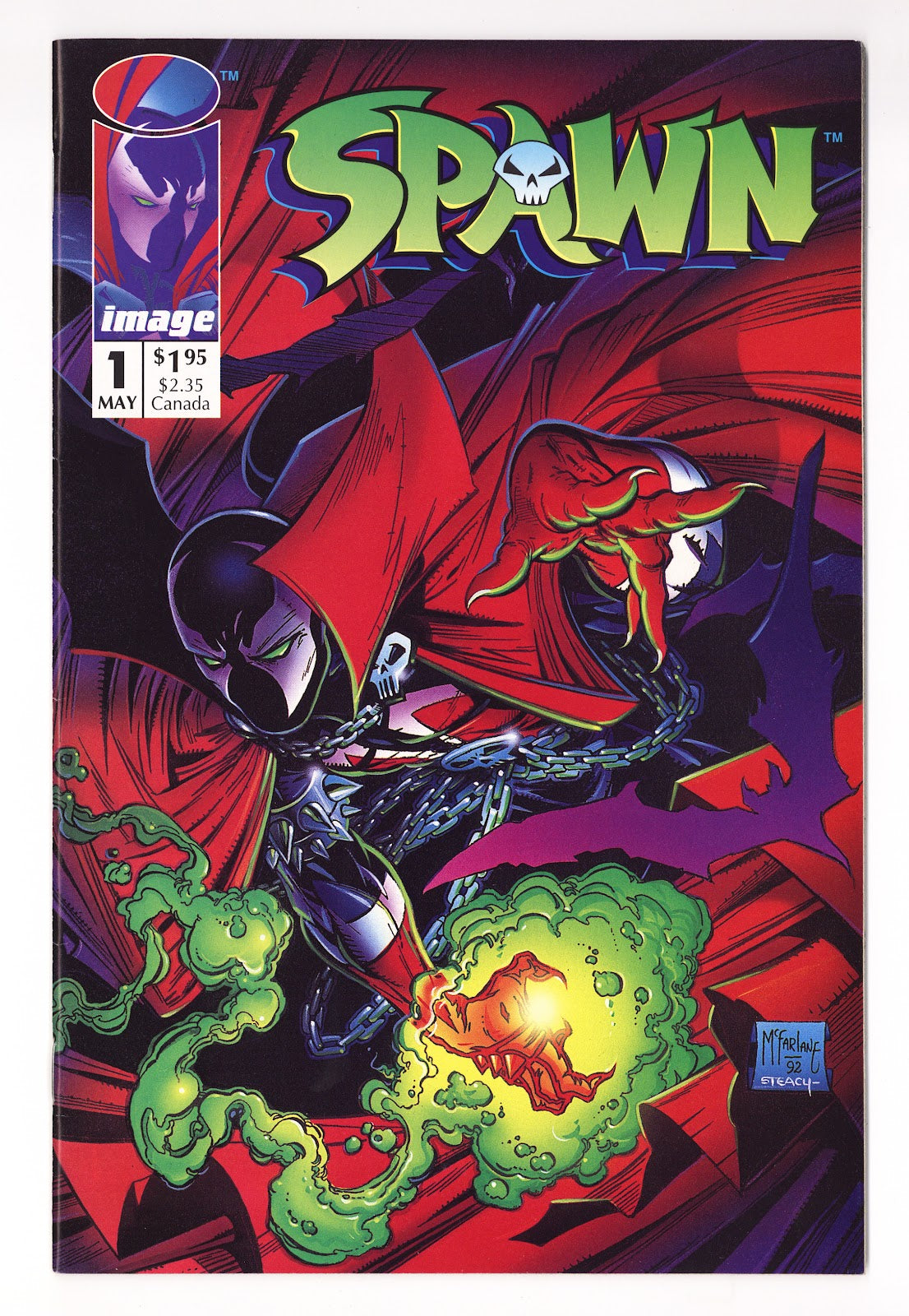 Spawn 1 VF- (7.5) Black Spot (1992) 