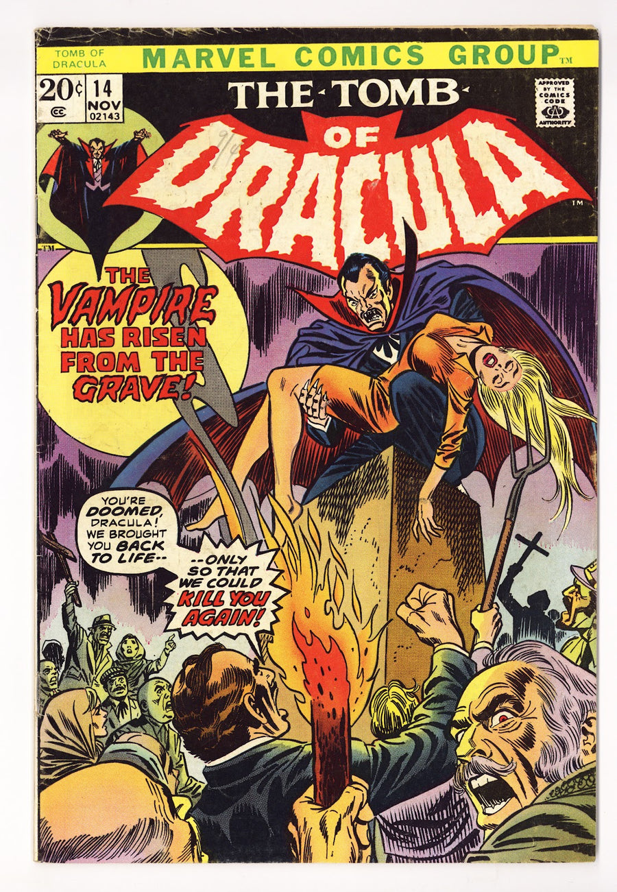 Tomb of Dracula Vol 1 14 VG- (3.5) (1973) 