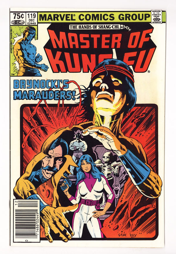 Master of Kung Fu Vol 1 119  Mid Grade   (1982)   Canadian Price Variant