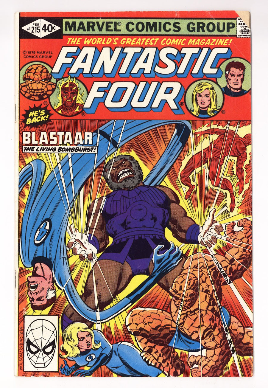 Fantastic Four Vol 1 215 Low Grade (1980) 