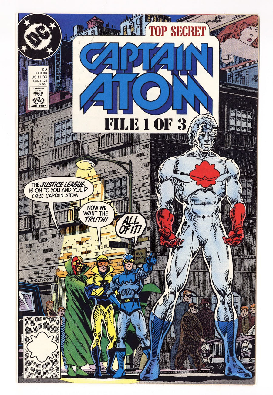Captain Atom Vol 3 26  Mid Grade   (1989)     