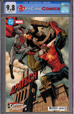 DC MARVEL SUPERMAN SPIDER-MAN #1 (ONE SHOT) CVR K DAVE JOHNSON RED SON SUPERMAN & SPIDER-HULK CARD STOCK VAR thumbnail