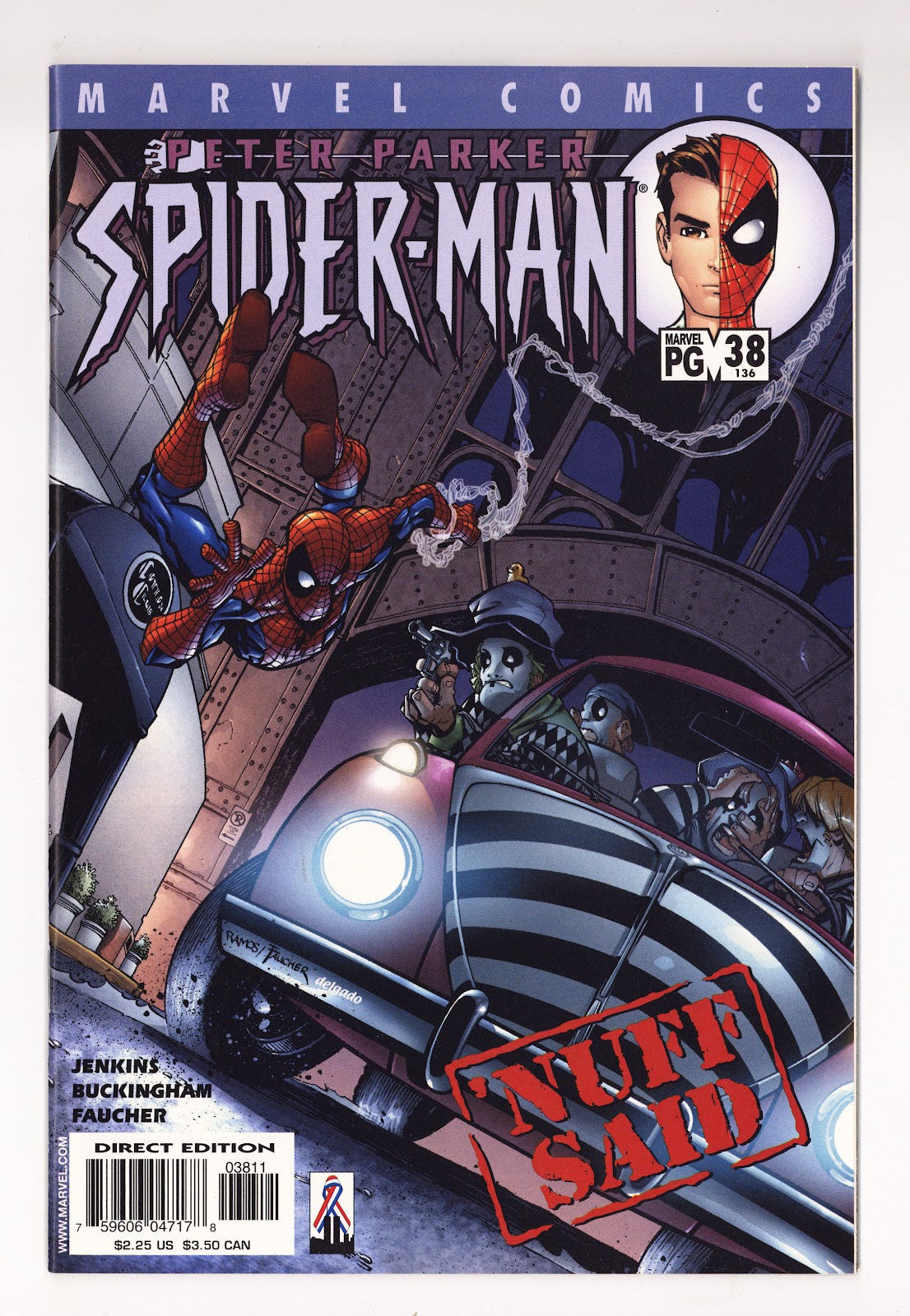Peter Parker: Spider-Man 38 (136) High Grade (2002) Direct Edition 