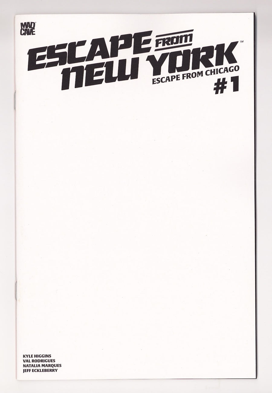 Escape From New York Escape From Chicago  1   Sketch Blank Variant   (2026)