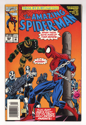 The Amazing Spider-Man Vol 1 384 Mid Grade (1993) Newsstand