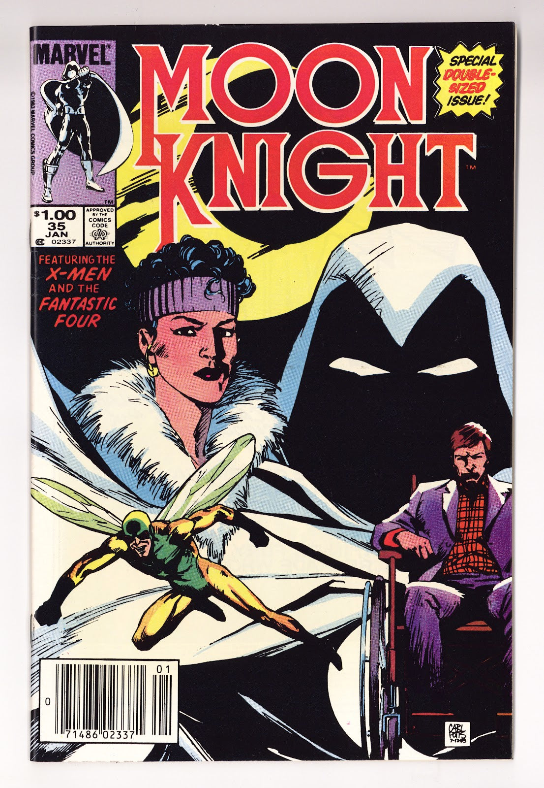 Moon Knight Vol 1 35 Mid Grade (1984) Newsstand 