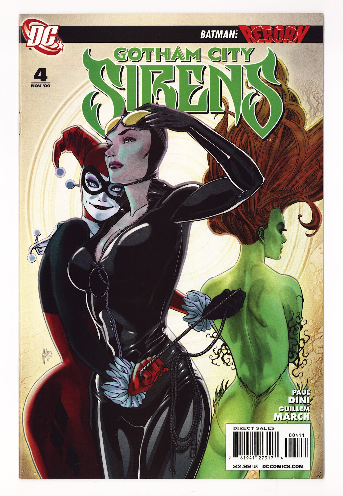 Gotham City Sirens Vol 1 4  NM- (9.2)   (2009)     