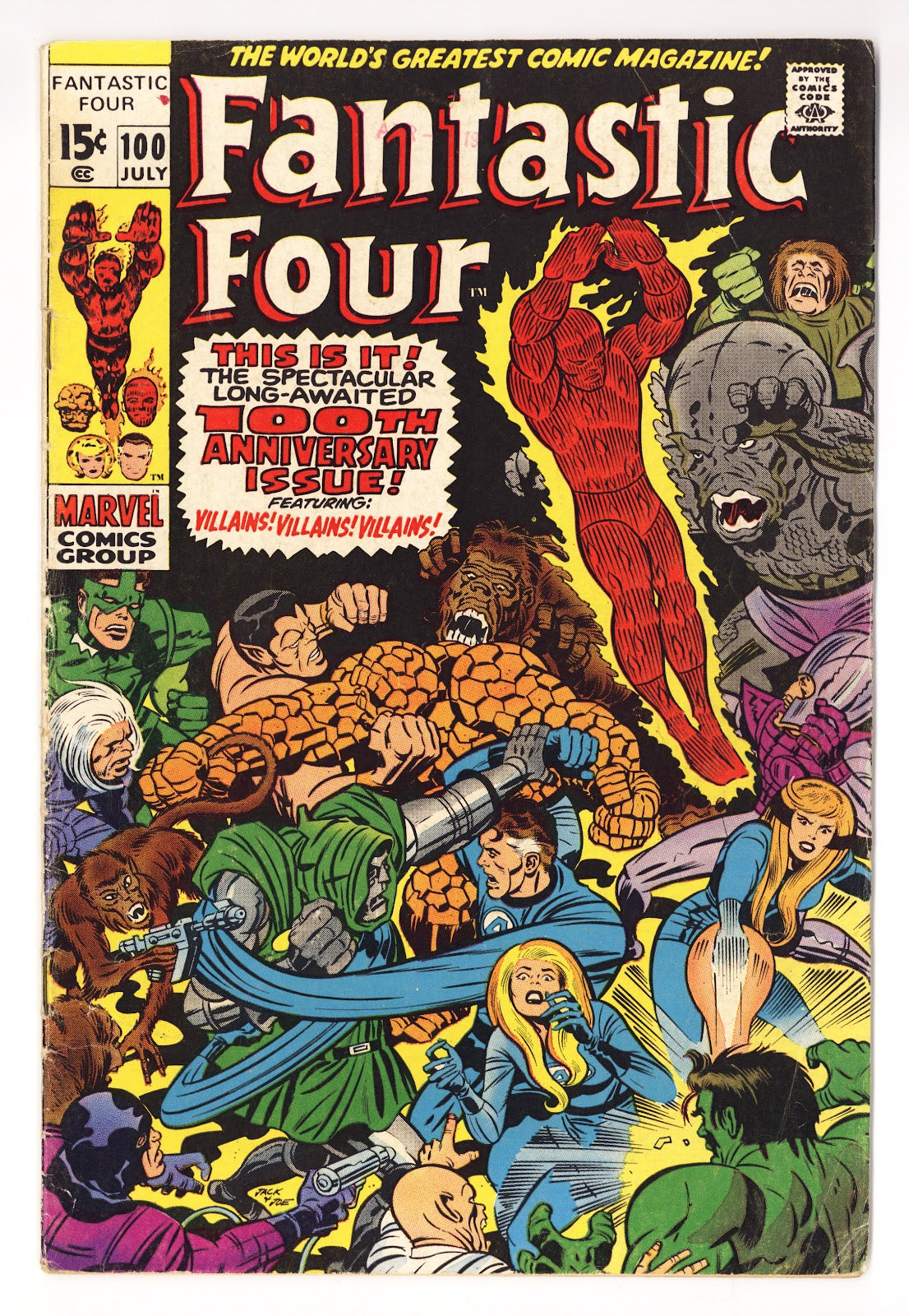Fantastic Four Vol 1 100  VG- (3.5)   (1970)     