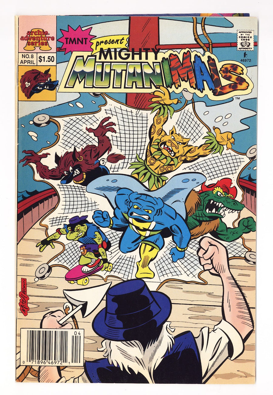 Mighty Mutanimals   8  VG+ (4.5)   (1993)   Canadian  