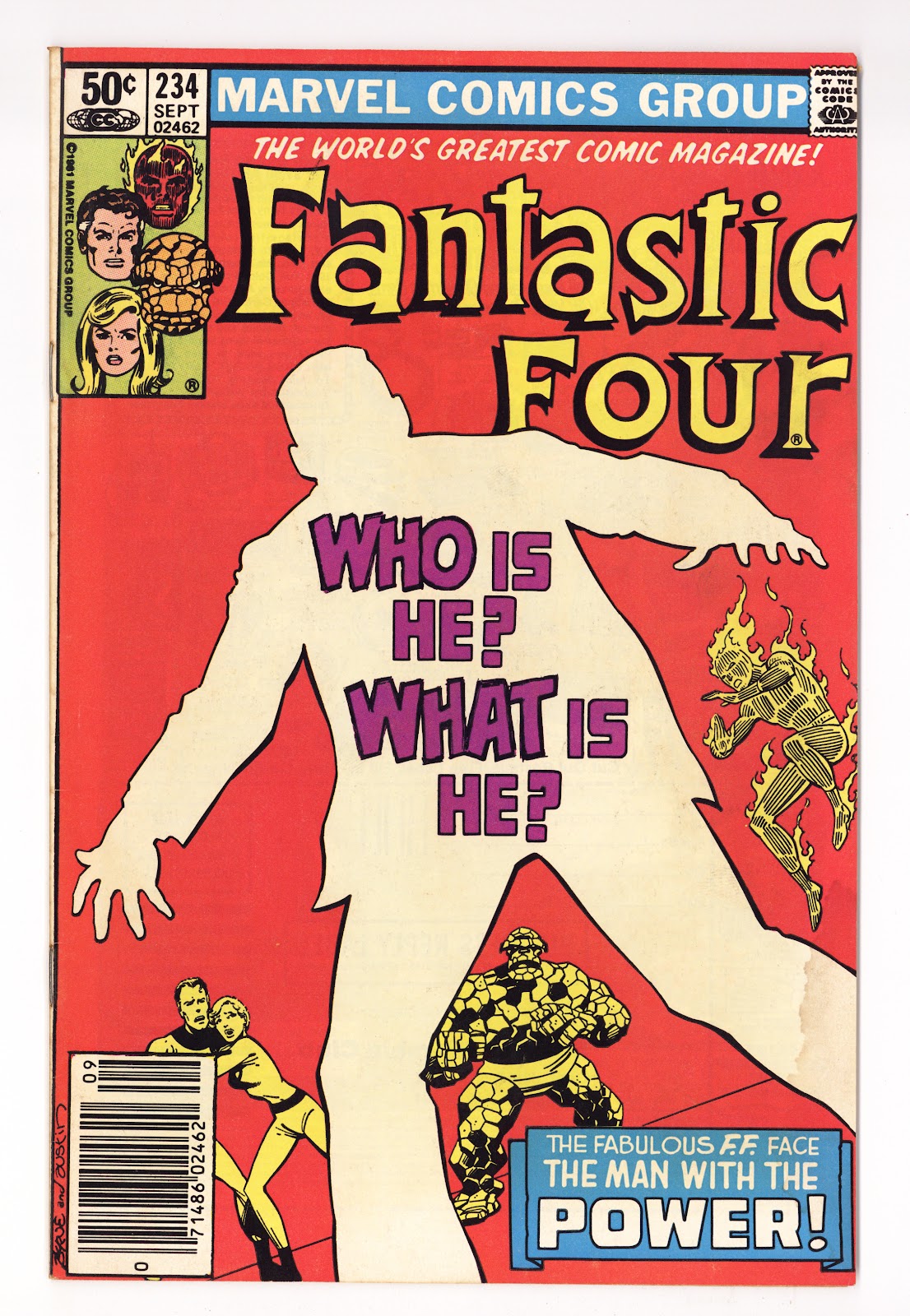 Fantastic Four Vol 1 234 Low Grade (1981) Newsstand 