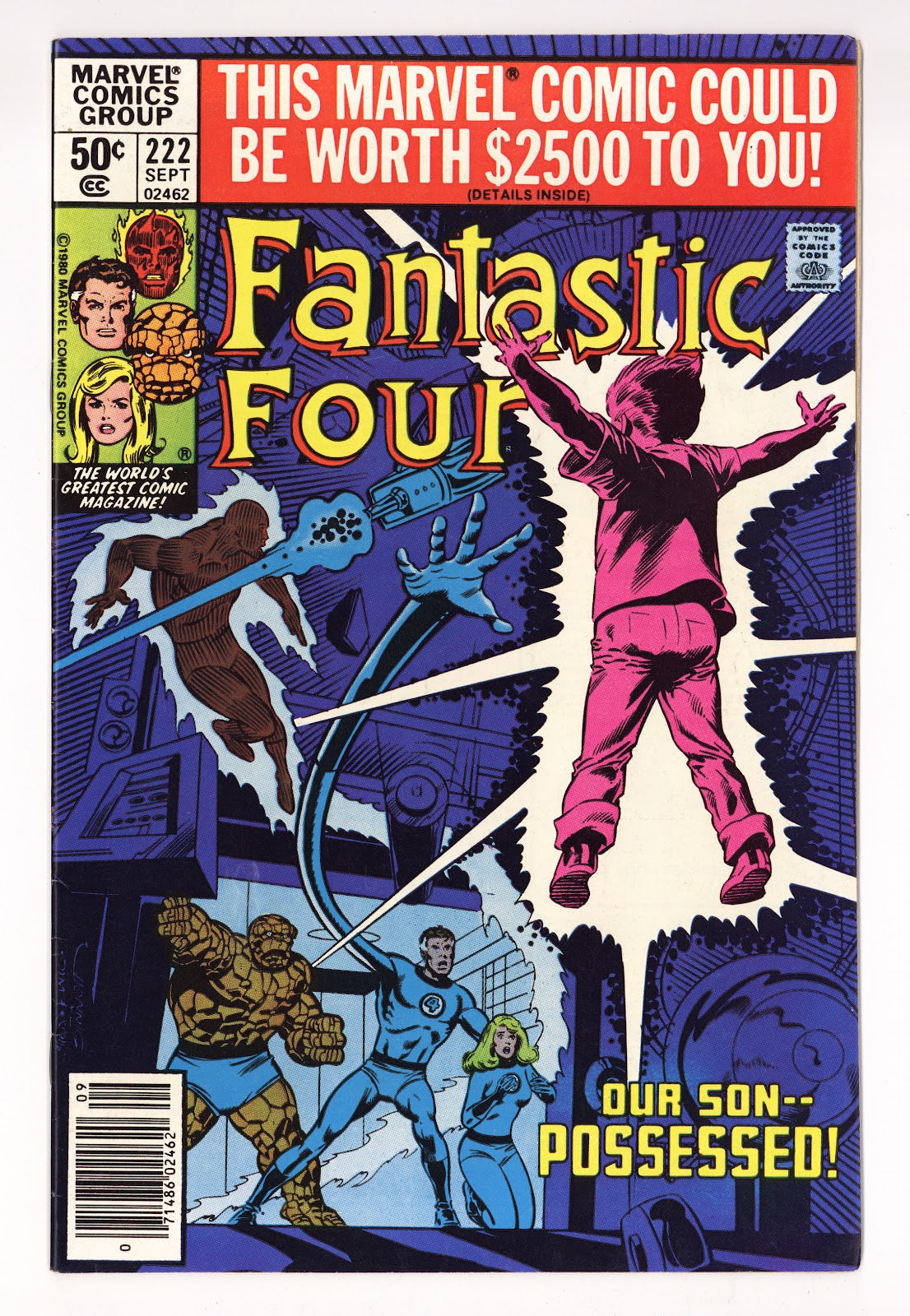 Fantastic Four Vol 1 222 Mid Grade (1980) Newsstand 