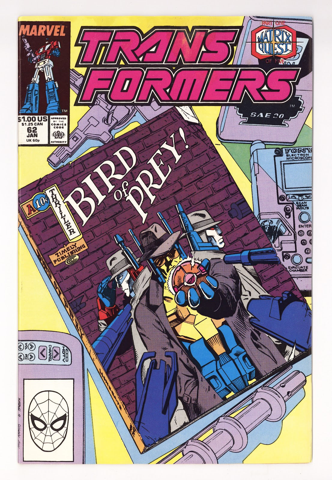 The Transformers Vol 1 62  FN+ (6.5)   (1990)     