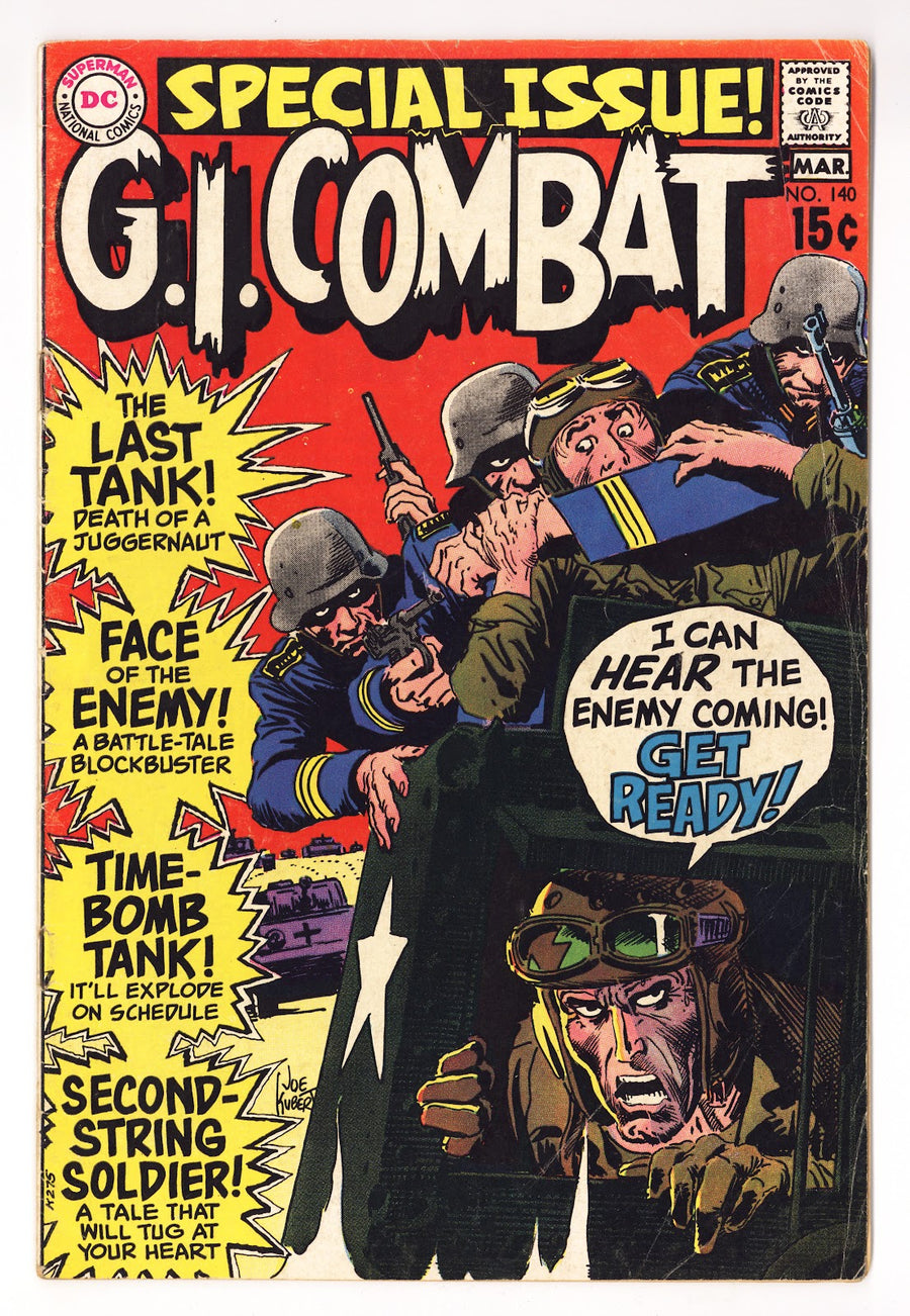 G.I. Combat Vol 1 140  Low Grade   (1970)