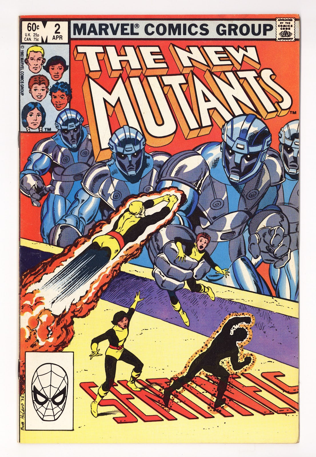 The New Mutants Vol 1 2 Mid Grade (1983) Direct 