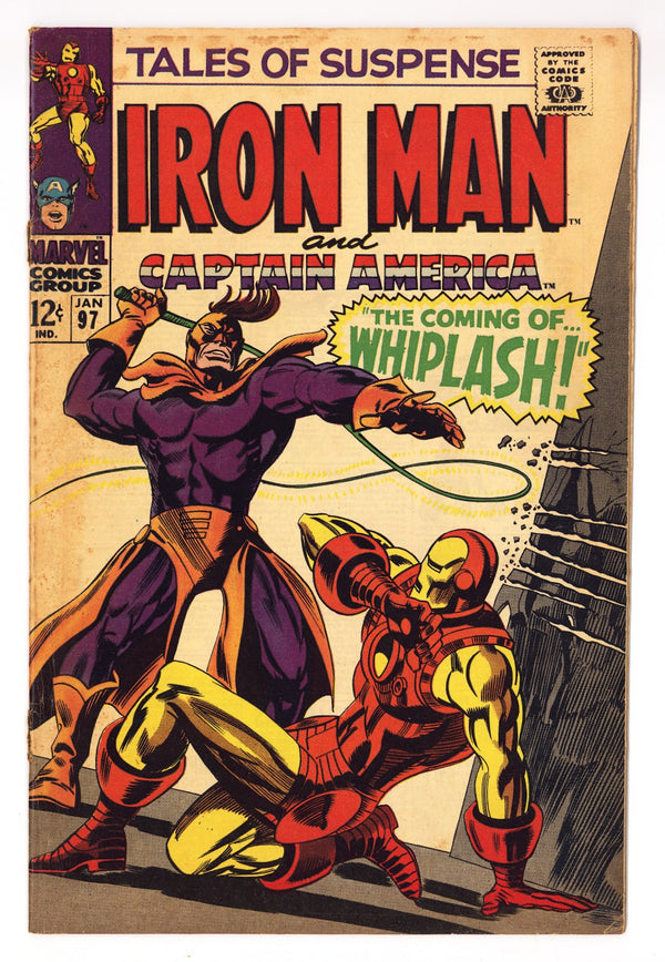 Tales of Suspense Vol 1 97 Cover Detached (1968)