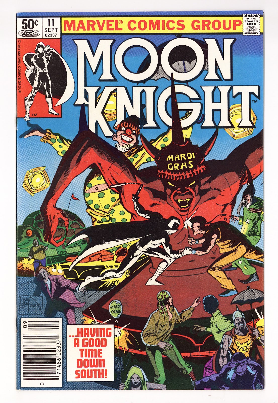 Moon Knight Vol 1 11 High Grade (1981) Newsstand 