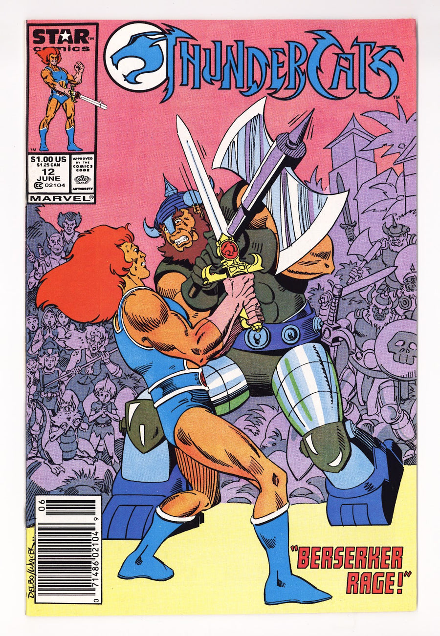 Thundercats Vol 1 12  VF+ (8.5)   (1987)   Newsstand  