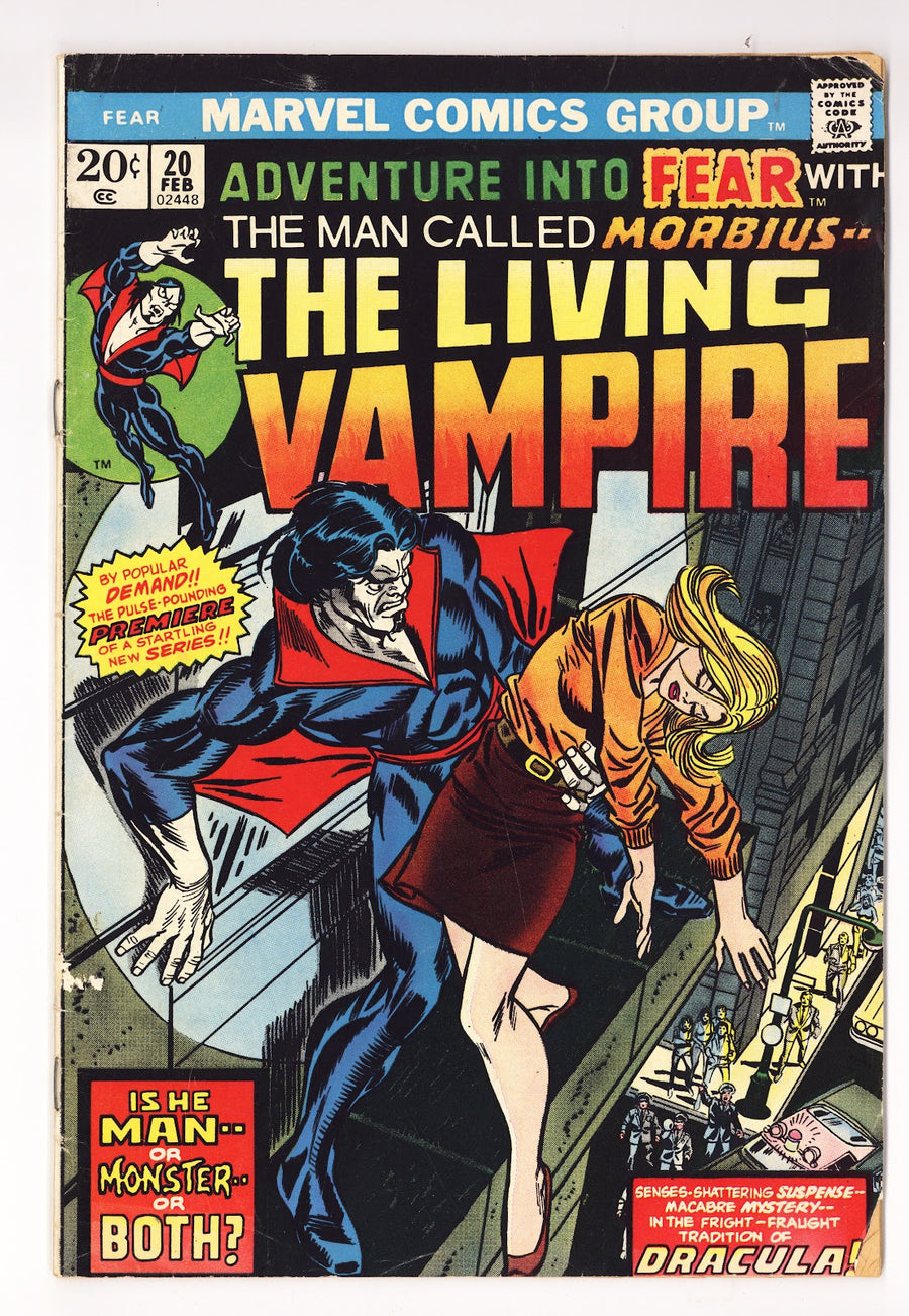 Fear Vol 1 20  VG (4.0)   (1974)     