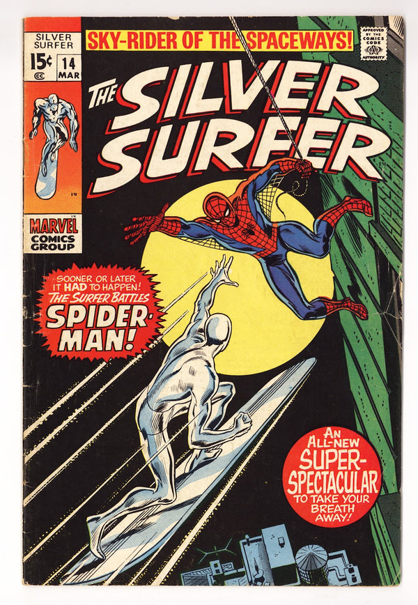 The Silver Surfer Vol 1 14  VG+ (4.5)   (1970)